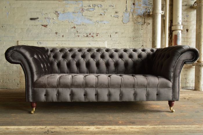 Chesterfield 3 Sitzer XXL Polster Sitz Couch Sofa Garnitur Big Couchen 2016-38-