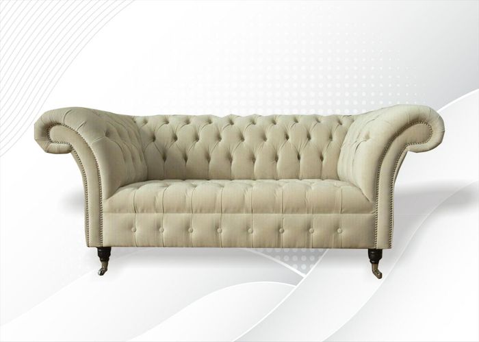 Sofa Dreisitzer Couch Polster Design Moderne 3er Sitz Sofas Zimmer Möbel Weiß