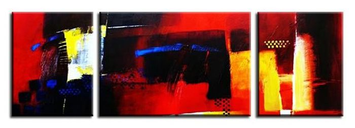 ABSTRAKT MODERN ÖLBILD BILD GEMÄLDE LEINWAND ECHTE HANDARBEIT 50x70cm 50x40cm