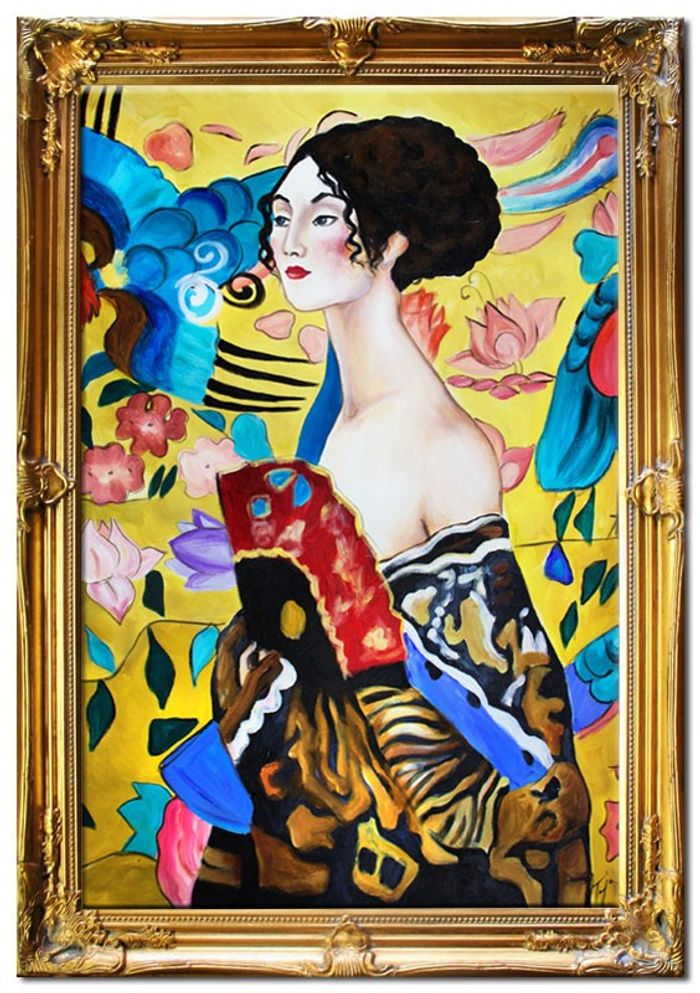 Gustav Klimt Gemälde Bild Bilder Malerei Kunst Abstrakt Ölbild 75X105CM G06548