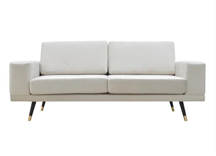 Italienische Möbel Dreisitzer Stoff Wohnzimmer Design Couchen Polster Sofa Sofas