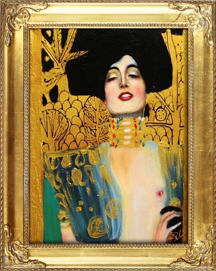 Gustav Klimt Gemälde Bild Bilder Handarbeit Kunst Abstrakt Ölbild Malerei G02256