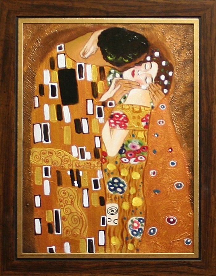 GUSTAV KLIMT BILDER ÖLBILD BILD ÖLGEMÄLDE GEMÄLDE RAHMEN ECHTE GEMÄLDER G05778