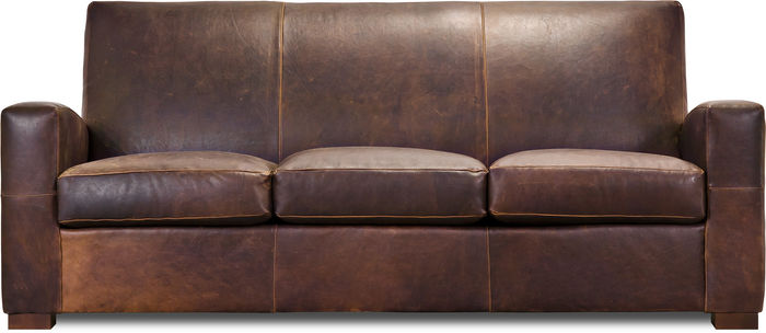 XXL Sofa 3 Sitzer braun Couch Chesterfield Garnitur Leder Textil Textil Couchen