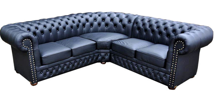 Ecksofa Chesterfield Wohnlandschaft Eckcouch Eck Leder Garnitur Sofa Couch new_P