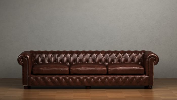 Chesterfield Couch Polster Klassische Sofa Couch Leder Big XXL Leder Textil 295
