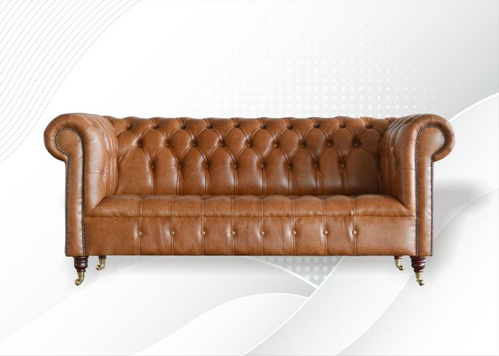 Chesterfield Braun Modern Design Couchen Leder Sofa Big Kreative Möbel Sofas