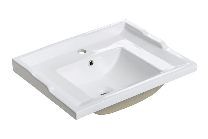 Design Badezimmer Möbel Bad 5 tlg Set Garnitur Schrank Waschbecken Landhaus Stil