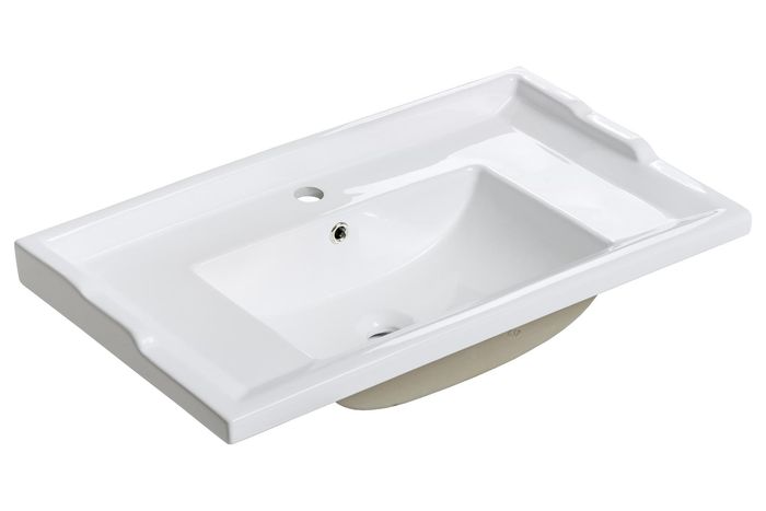 Design Badezimmer Möbel Bad 5tlg. Set Garnitur Schrank Waschbecken Landhaus Stil