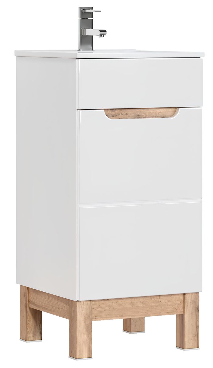 Waschtisch Waschbecken Waschtische Badmöbel Unterschrank + Waschbecken Hochglanz