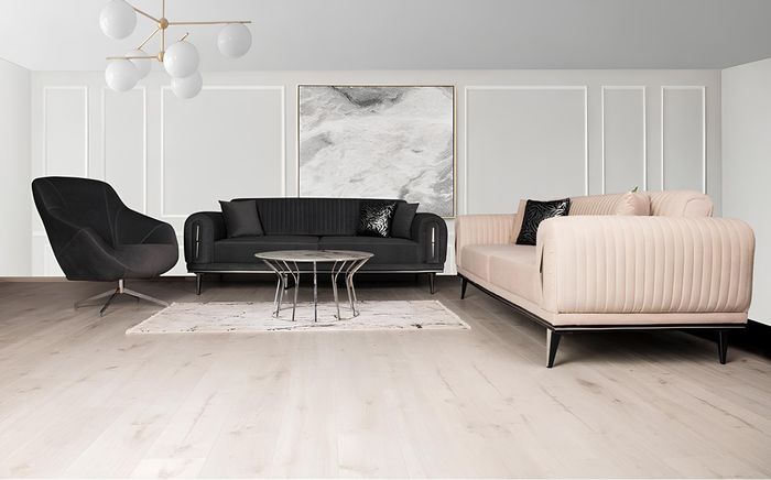 Sofa Couch 3+3 Sitz Sofagarnitur Couchen Polster Möbel Sofas Set Gruppe