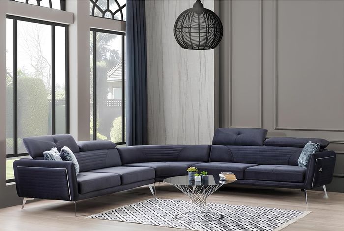 Ecksofa Sofa Couch Polster Möbel Couchen Sofas Weicher Dreisitzer 343x343