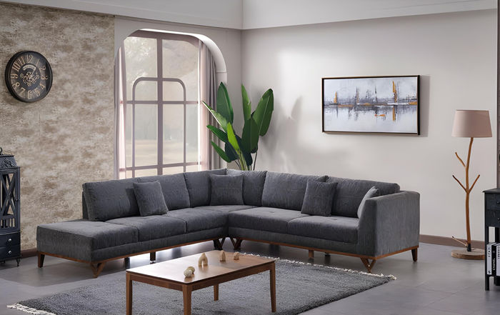 Modern Sofa L Form Wohnzimmer Design Ecksofa Couch Luxus Möbel