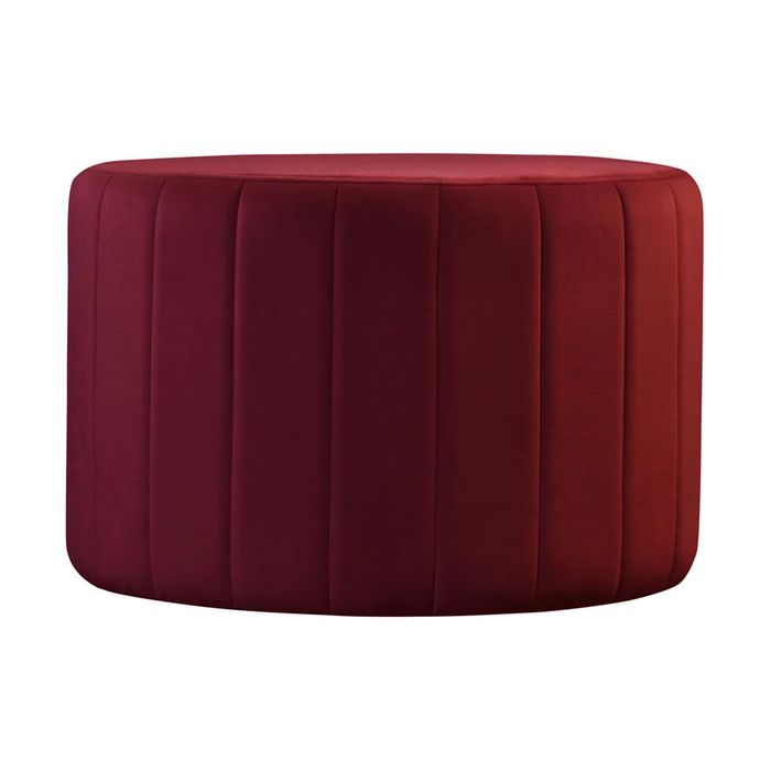 Pouf Fußhocker Rund Sitz Hocker Polsterhocker Sitzhocker Badhocker Puff Textil