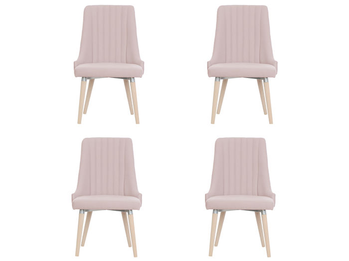 4x Stühle Stuhl Polster Modernes Set Design Lehn Garnitur Sessel Komplett Neu