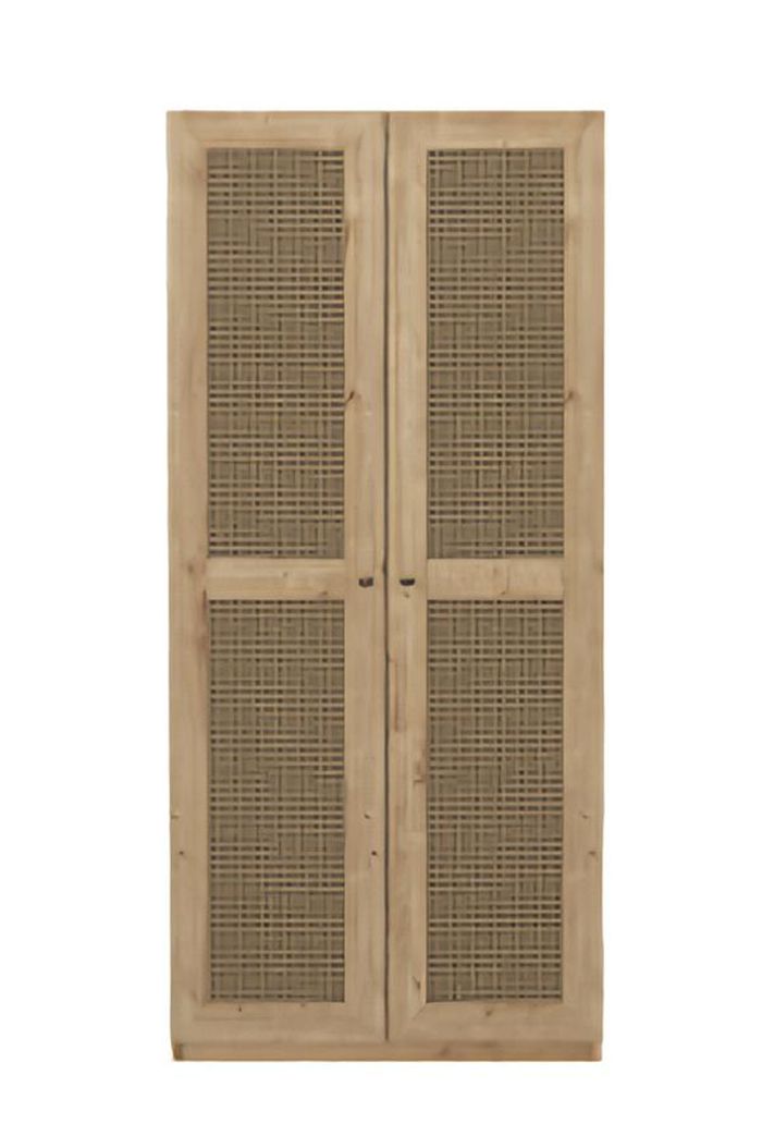 Kleiderschrank Schrank Wandschrank Garderobe Schlafzimmer Modern Braun 90cm