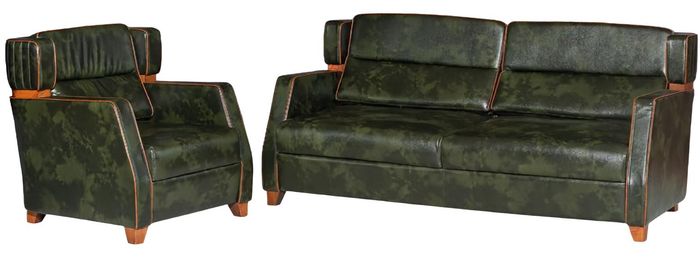 Sofa Sofagarnitur Sitzensemble Set Couch Sitzkombination 2+1 Couch Polstergruppe