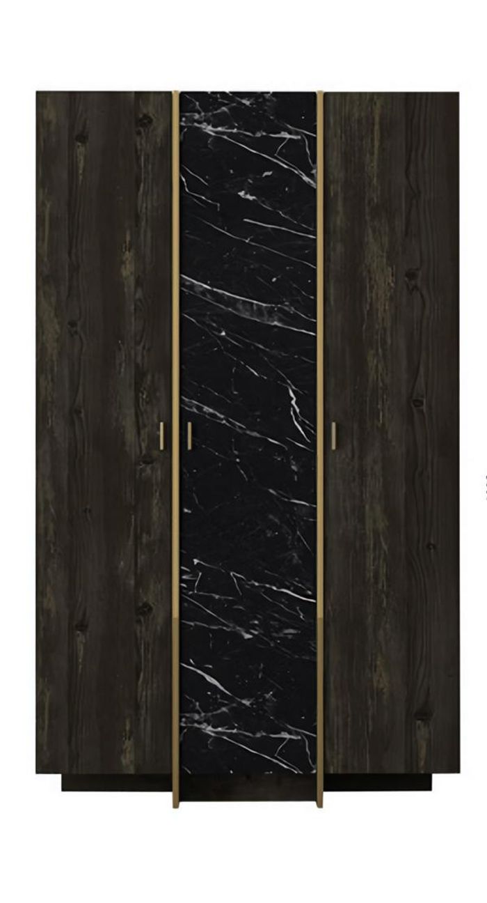 Kleiderschrank Schlafzimmer Moderne Möbel Schwarz Holz Luxus Design