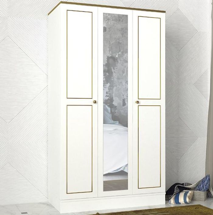 Schlafzimmer Kleiderschrank Holz Luxus Design Weiß Moderne Möbel