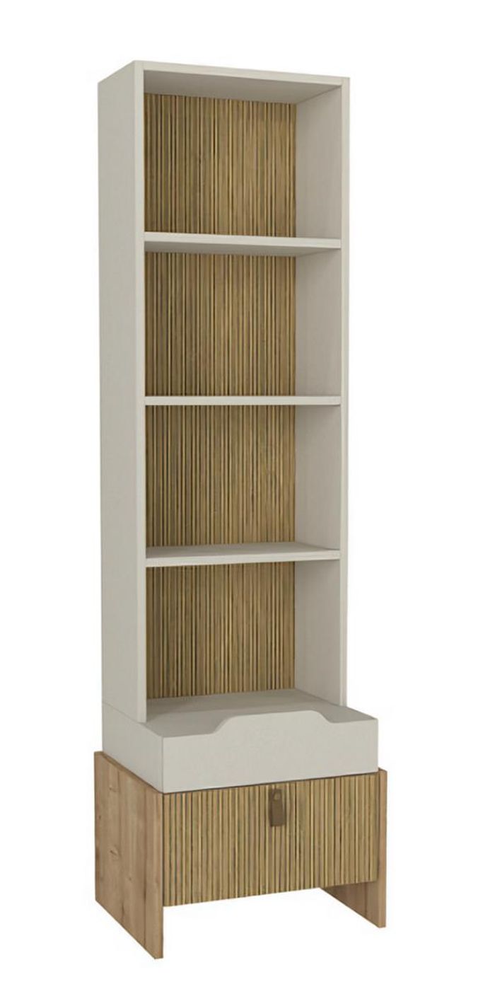 Bücherregal Komfortabel Jugendzimmer Kindermöbel Beige Moderne Regal Schrank