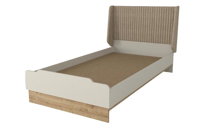 Bett Jugendzimmer Kinderbett Weiß Komfortabel Moderne Möbel 100x200 Matratze