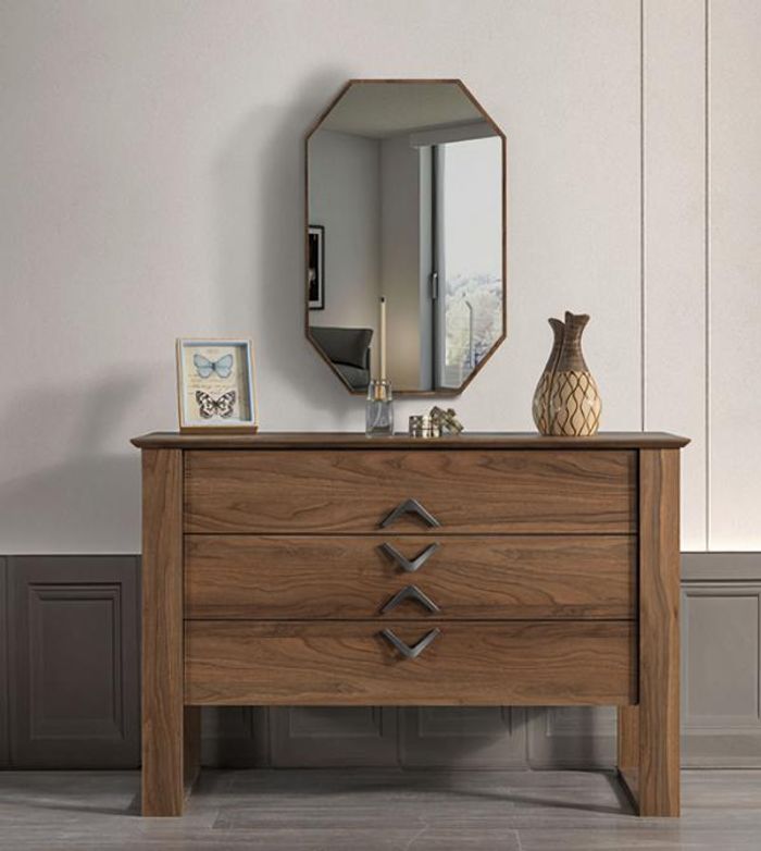 Anrichte mit Spiegel Kommode Sideboard Kommoden Flurkommode Sideboard