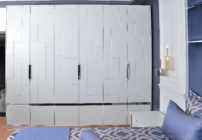 Kleiderschrank Weiß Schrank Schlafzimmer Holzschrank Modern Möbel