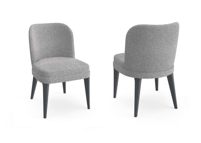 Esszimmerstuhl Luxus Modern Stühle Textil Design Stuhl Möbel Lehnstuhl