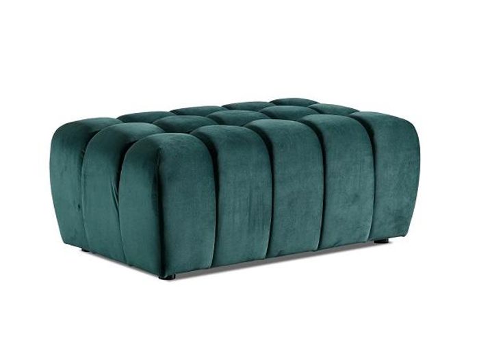 Hocker Fußhocker Beistellhocker Ottomane Chaiselounge Sitzbank Samt Stoff 102x64