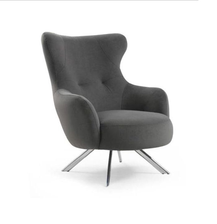 Sessel Ohrensessel Luxus 1 Sitzer Einsitzer Polster Sitz Designer Stoff Modern