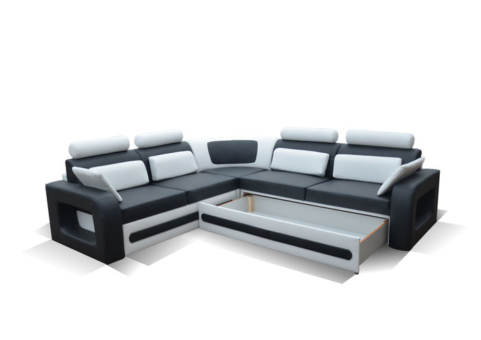 Schlafsofa Sofa Polster Wohnzimmer Ecksofa Textl Sitz Garnitur Funktions Couch