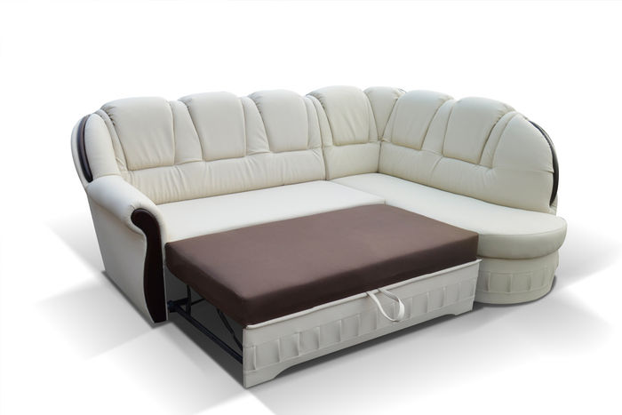 Klassische Ecksofa Schlafsofa Couch Polster Eckgarnitur Ecksofa Textil REDUZIERT