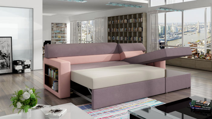 Schlafsofa Sofa Couch Polster Wohnzimmer Couch Schlaffunktion Sofas Couchen Neu