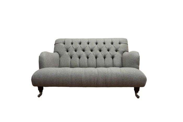 Luxus Dreisitzer Blau Sofa 3 Sitzer Design Chesterfield Möbel Couchen