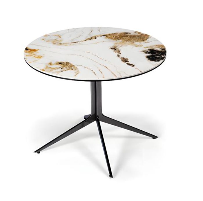 Tisch Designer Couchtisch Luxus Glastisch Kaffee Rund Wohnzimmer Holz Tisch