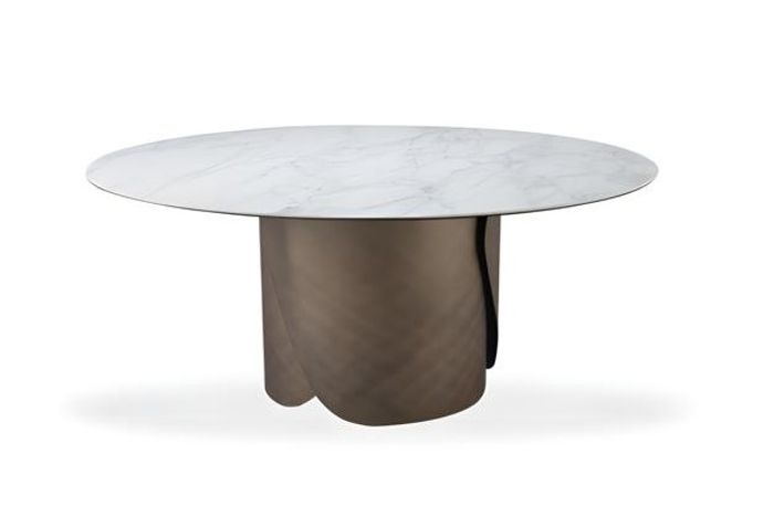 Esstisch Rund Designer Tisch Design Tisch Metall Esszimmer Wohnzimmertisch