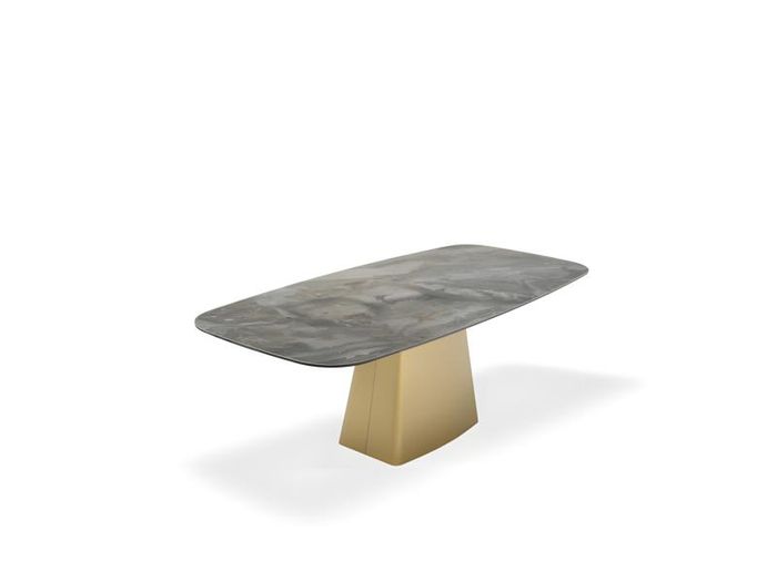 Tisch Luxus Esszimmer Metall Esszimmertisch Moderner Möbel Gold Edelstahl