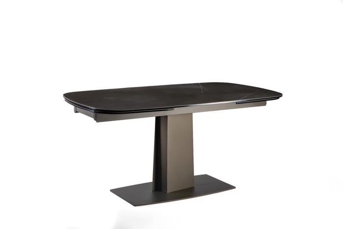 Moderner Schwarzer Esstisch Esszimmer Holz Tisch Ausziehbarer Edler Tisch