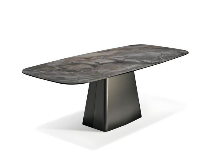 Esstisch Esszimmer Einrichtung Modern Schwarz Luxus Design Holz Tisch