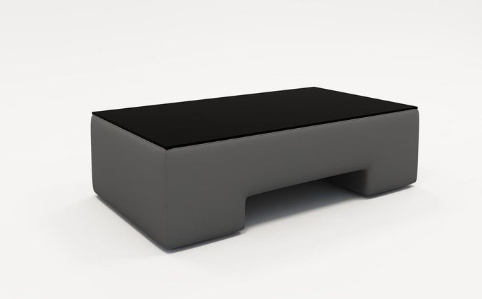 Leder Kaffee Design Polster Couch Tisch Wohnzimmer Glastische Tische Luxus Neu