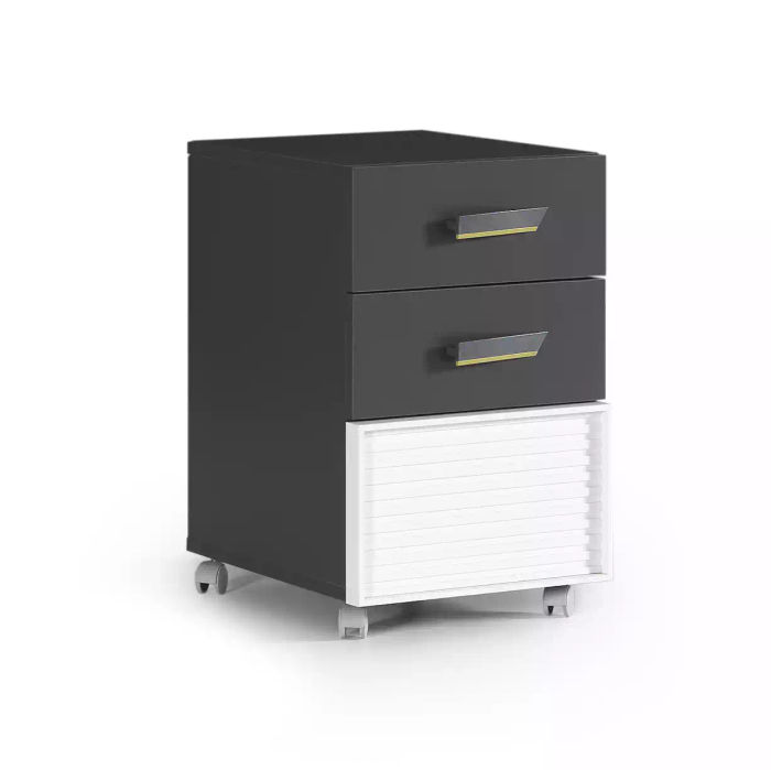 Kommode Schrank Kinderkommode Kinderzimmerregal Grau Holz Kinder Möbel