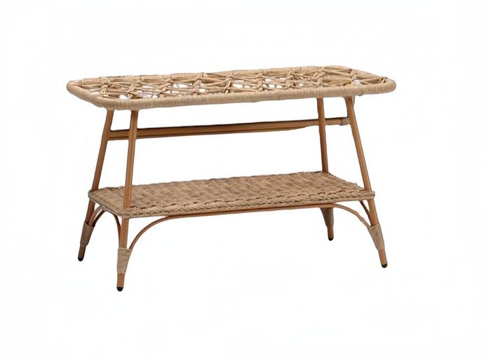 Modern Luxus Couchtisch Kaffeetisch Sofatisch Beistelltisch Holz Beige Tisch