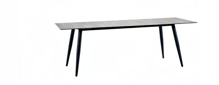 Esstisch Rechteckig Luxus Moderner Grau Rattan Design Kaffeetisch Terrasse