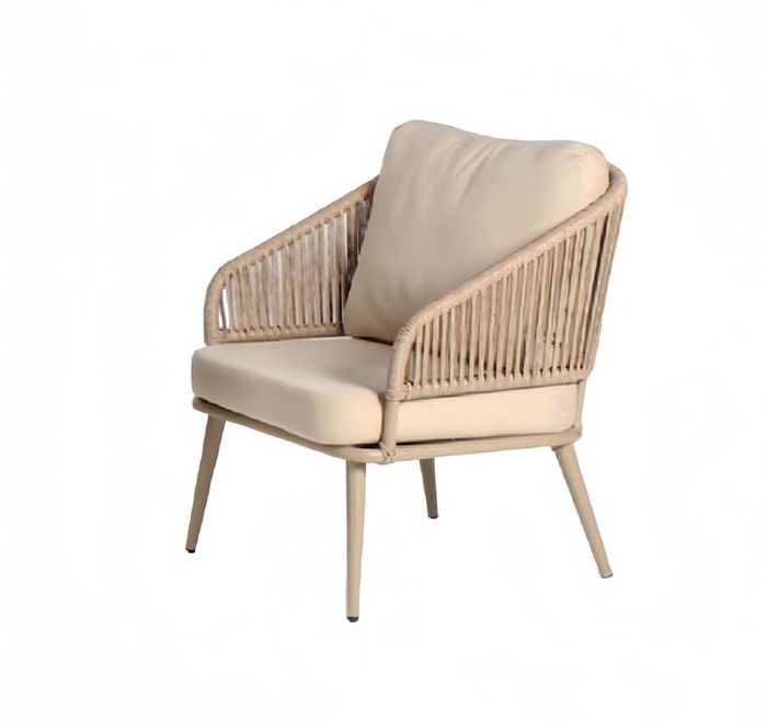 Sessel Design Terrasse Couch Sofa Sitzer Rattanb Polster Luxus Sitz Relax
