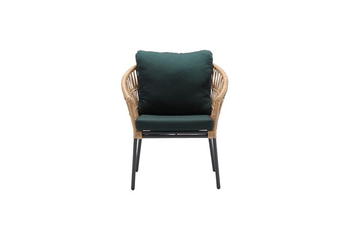 Sessel Grün terrasse design elegante möbel modern 1 sitzer luxus sessel