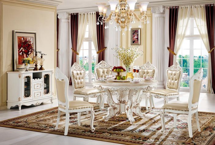 Esszimmer Set Ess Gruppe Holz Tisch Komplett Set 7tlg Esstisch 6 Stühle