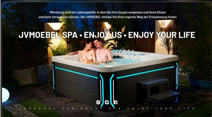 Whirlpool Blubberbad Hydromassagewanne Spa-Bad Whirlwanne 200x200cm