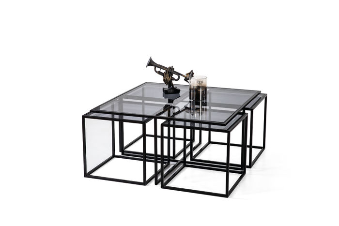 Kaffeetisch Couchtisch Designer Tisch Metall Wohnzimmertisch Tisch Neu