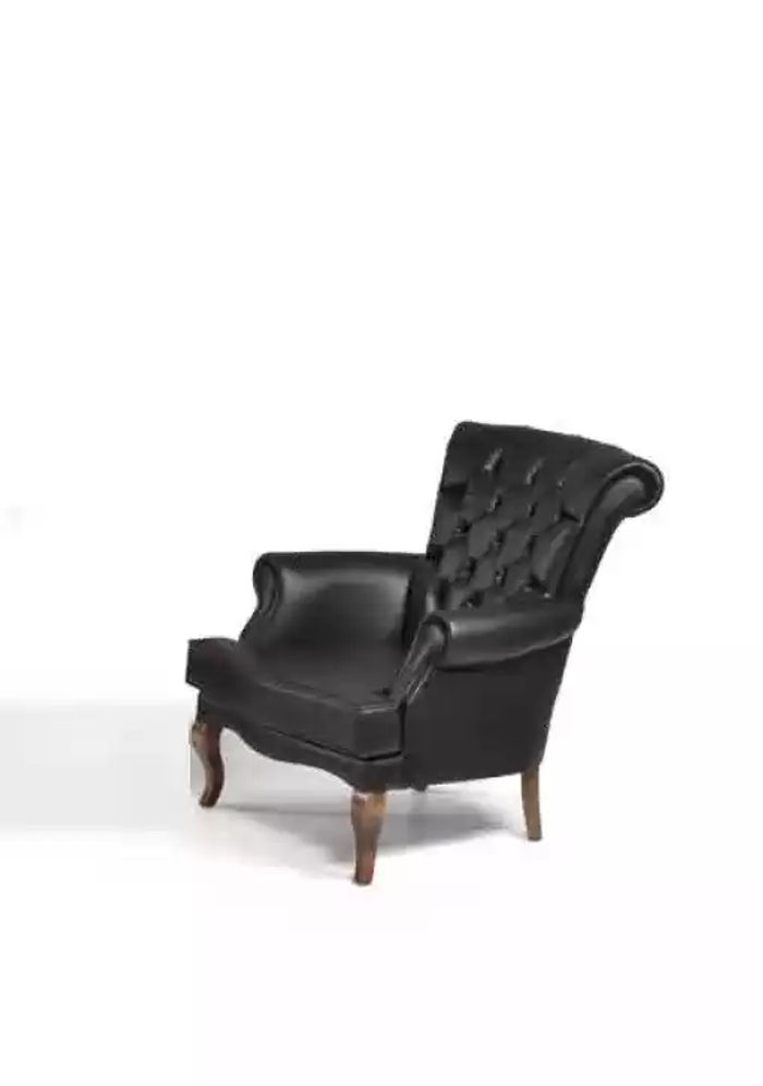 Arbeitszimmer Sessel Textil Möbel Schwarz Sitz Modern Designer Neu