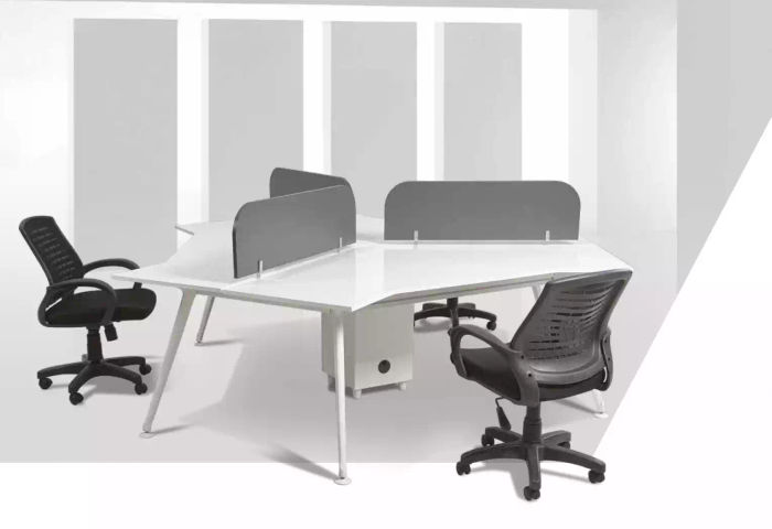Arbeitszimmer Einrichtung Counter Team Schreibtisch Computertisch Designer Möbel